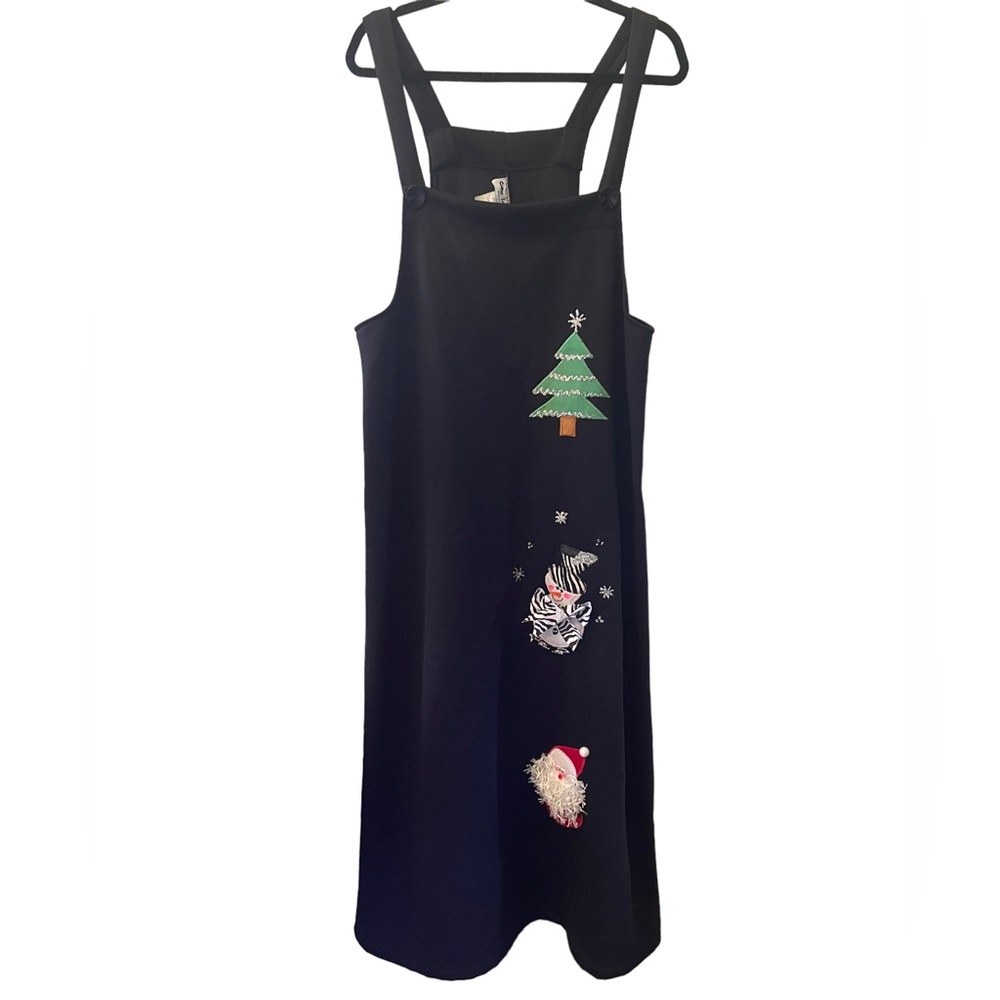 Womens Vintage NWT Shane Lee black Christmas jumper size M